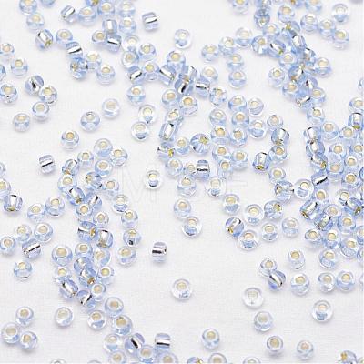 6/0 Transparent Glass Round Seed Beads SEED-J010-F6-32-1