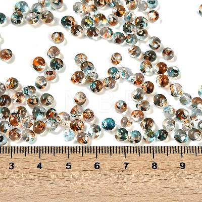 6/0 Spray Paint Glass Seed Beads SEED-H003-11G-1