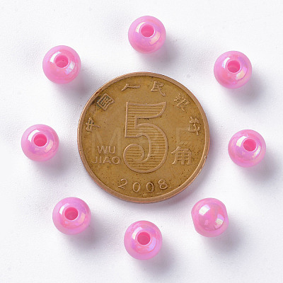 Opaque Acrylic Beads LS-MACR-S370-D6mm-A02-1