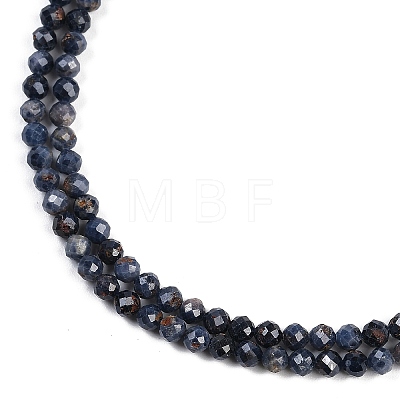 Natural Sapphire Beads Strands G-F782-B01A-02-1