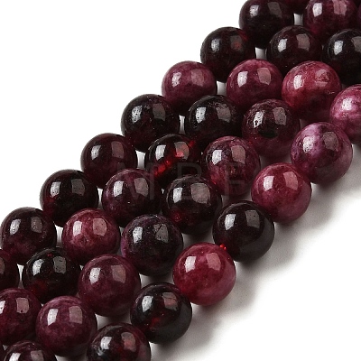 Dyed Natural Malaysia Jade Beads Strands G-G021-02B-20-1