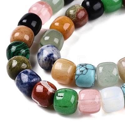 Natural Mixed Gemstone Beads Strands G-T138-148-1