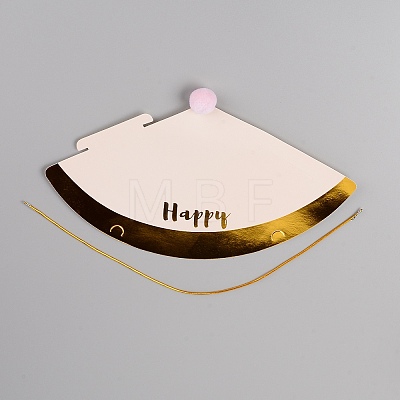 Paper Party Hats LS-AJEW-WH0182-84E-1