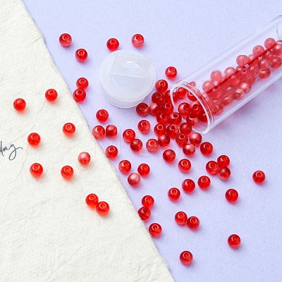 6/0 Transparent Glass Seed Beads SEED-YW0002-11A-1