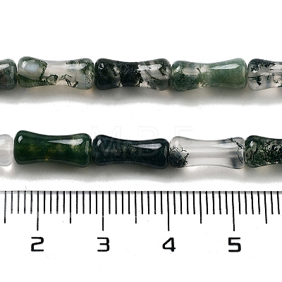 Natural Moss Agate Beads Strands G-Q178-A01-01-1