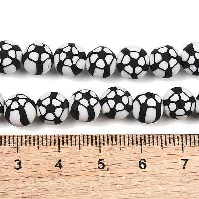 Handmade Polymer Clay Beads Strands PY-CBAEC33-01H-1