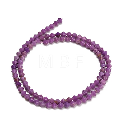 Natural Lepidolite/Purple Mica Stone Beads Strands GG-CBAA9B4-A15-01-1