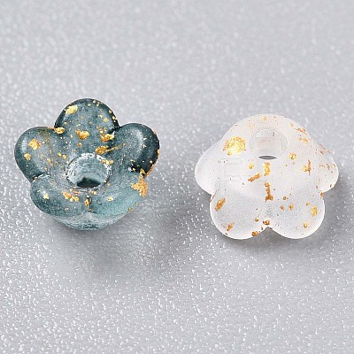 Frosted Transparent Acrylic Beads X-OACR-N137-72L-1