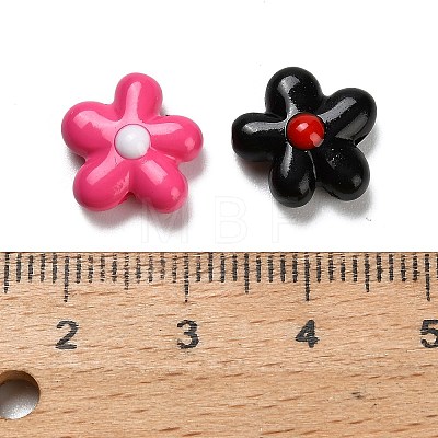 Baking Paint Opaque Acrylic Beads SACR-P035-03-1