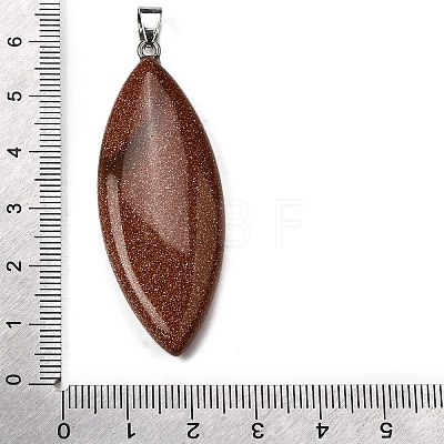 Synthetic Goldstone Big Pendants G-F820-06L-1