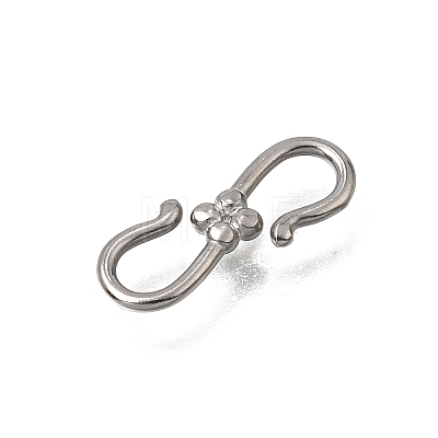 304 Stainless Steel S-Hook Clasps SA-CBACB61-08P-1