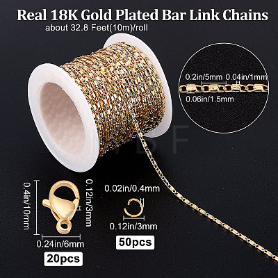 DIY Chain Bracelet Necklace Making Kit DIY-BBC0001-15-1