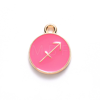 Alloy Enamel Pendants LS-ENAM-S124-01A-03F-1