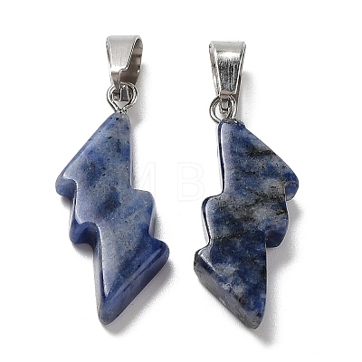 Natural Lapis Lazuli Pendants G-C057-01P-07-1