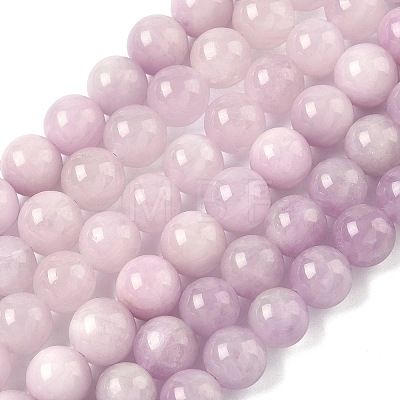 Natural Kunzite Beads Strands G-H313-01B-8mm-1