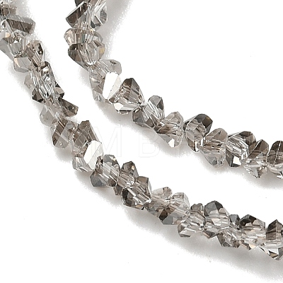 Electroplate Transparent Glass Beads Strands EGLA-P061-04C-PL01-1