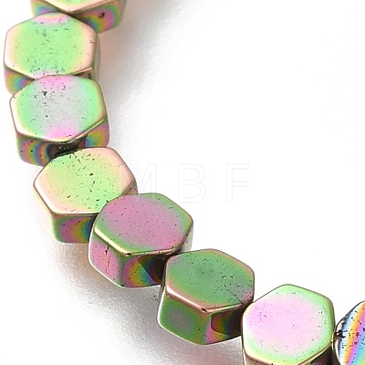 Electroplated Synthetic Non-magnetic Hematite Beads Strands G-C154-B01-01F-1