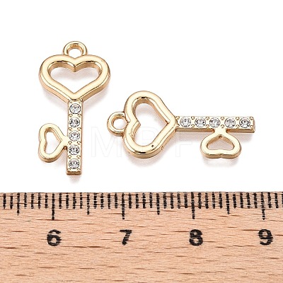 Rack Plating Alloy Pendants FIND-N005-32G-1