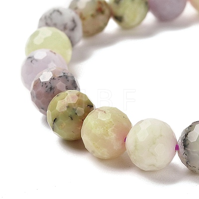 Natural African Opal Beaded Stretch Bracelets BJEW-K233-01B-01-1