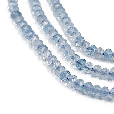 Natural Aquamarine Beads Strands LS-G-L587-B02-01-1