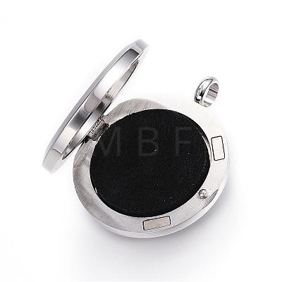 316 Surgical Stainless Steel Diffuser Locket Pendants STAS-P102-095G-1