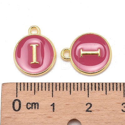 Golden Plated Alloy Enamel Charms LS-ENAM-S118-08I-1