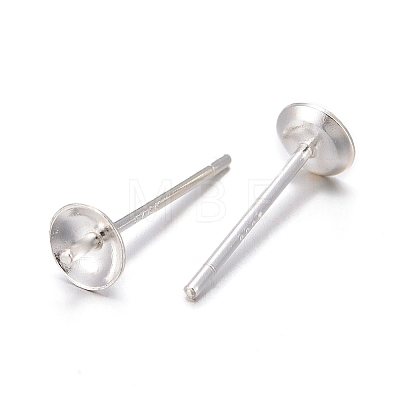 925 Sterling Silver Stud Earring Findings STER-T002-181S-1