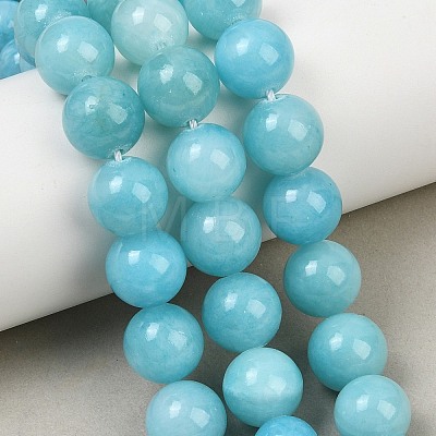 Natural Mashan Jade Graduated Beads Strands GG-CBA2AE1-A08-L-1