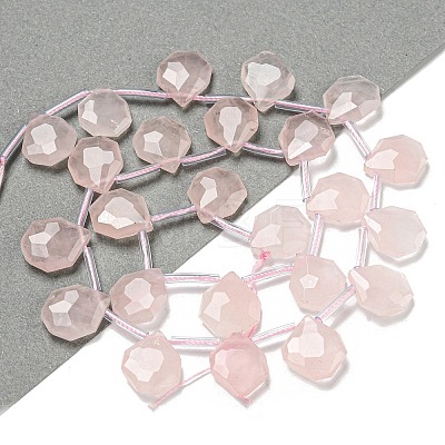 Natural Rose Quartz Beads Strands G-P544-C06-01-1