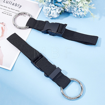 Nylon Adjustable Add-A-Bag Luggage Straps FIND-WH0117-01-1