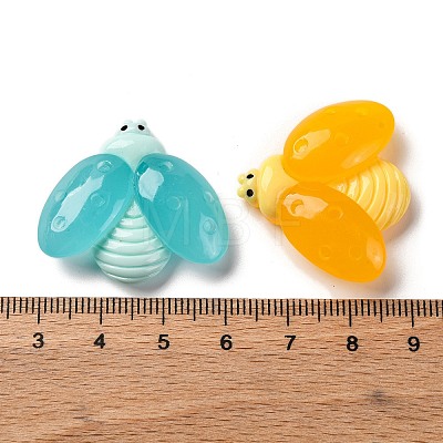 Luminous Opaque Resin Decoden Cabochons RESI-S07-07-1