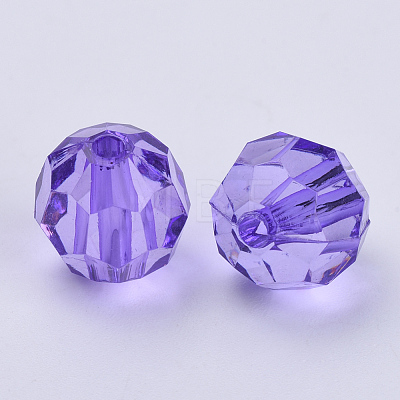 Transparent Acrylic Beads LS-X-TACR-Q257-6mm-V50-1