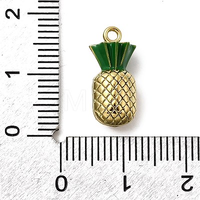 304 Stainless Steel Enamel Pendants STAS-I355-13G-04-1