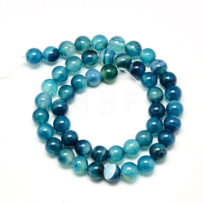 Natural Agate Beads Strands X-G-R003-03-1