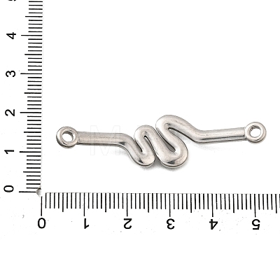 304 Stainless Steel Connector Charms STAS-Q362-07A-P-1