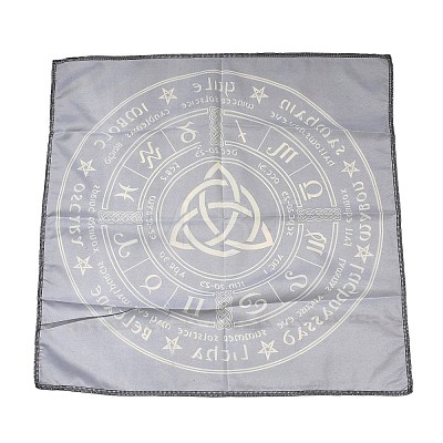 Polyester Peach Skin Tarot Tablecloth for Divination AJEW-D061-01B-1