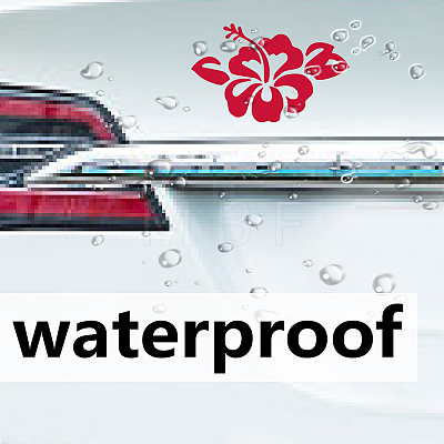 4Pcs 4 Styles PET Waterproof Self-adhesive Car Stickers DIY-WH0308-225A-008-1