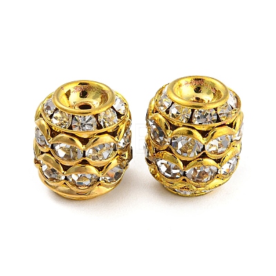 Brass Rhinestone Beads RB-F035-03-1