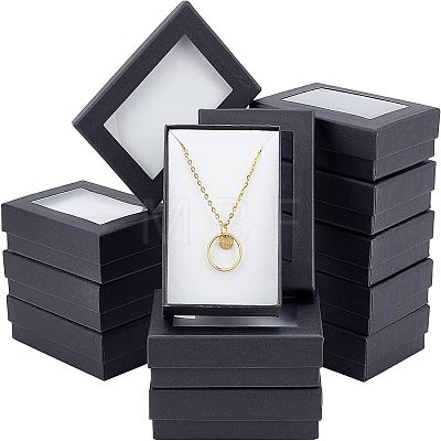 Rectangle Valentines Day Presents Packages Cardboard Jewelry Set Boxes LS-CBOX-NB0001-04-1