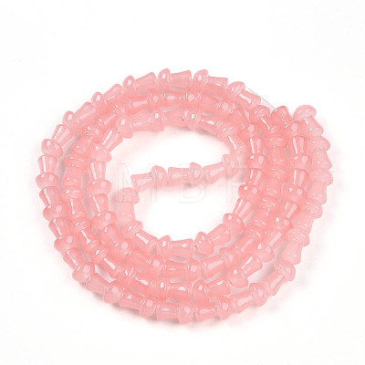 Baking Paint Glass Beads Strands DGLA-N007-01C-1