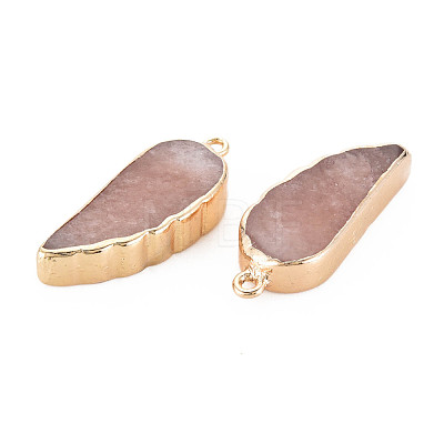 Natural Agate Pendants G-N326-127-B03-1