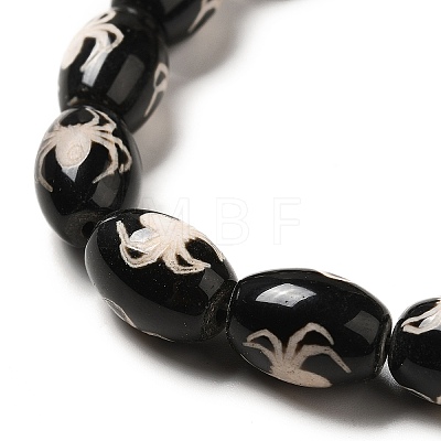 Tibetan Style dZi Beads Strands G-F726-A10-1