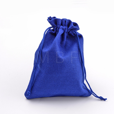Burlap Packing Pouches Drawstring Bags ABAG-Q050-10x14-22-1