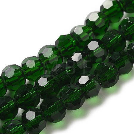 Transparent Glass Beads EGLA-A035-T6mm-D10-1
