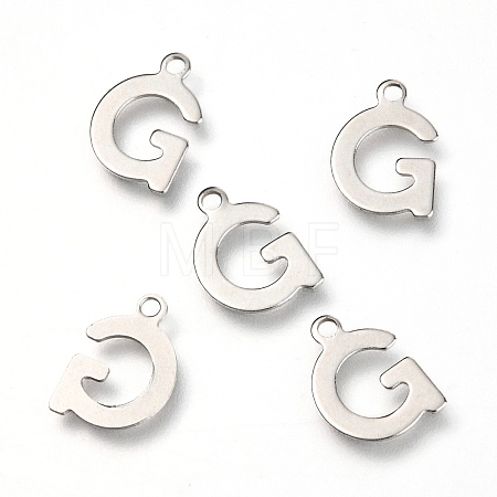 Non-Tarnish 201 Stainless Steel Charms X-STAS-C021-06P-G-1