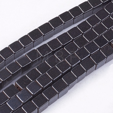Non-Magnetic Synthetic Hematite Beads Strands X-G-Q527-4x4mm-1-1