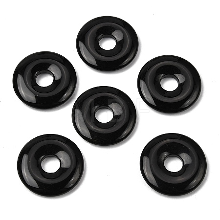 Natural Obsidian Pendants G-A320-01A-20-1