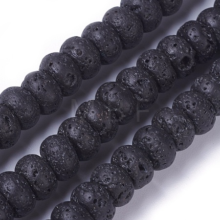 Natural Lava Rock Beads Strands G-E541-05B-1
