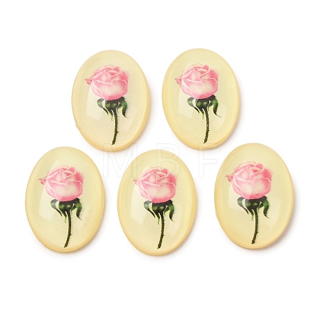 Transparent Resin Cabochons RESI-K033-11A-1