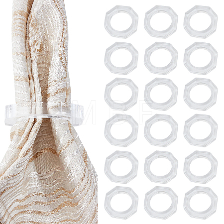 Octagon Acrylic Napkin Rings AJEW-WH0596-803-1